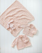 Load image into Gallery viewer, King Cole Chunky Knitting Pattern - Baby Jacket Cardigan &amp; Blanket (6060)