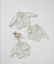Load image into Gallery viewer, King Cole Double Knitting Pattern – Soft Baby Cardigans (6061)