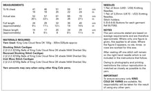 Load image into Gallery viewer, King Cole Double Knitting Pattern – Soft Baby Cardigans (6061)