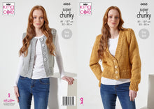 Load image into Gallery viewer, King Cole Knitting Pattern 6065 &amp; Celestial Super Chunky Yarn Bundle