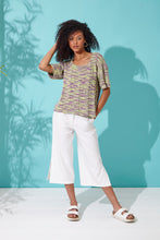 Load image into Gallery viewer, King Cole Double Knitting Pattern - Ladies V Neck or Round Neck Top (6129)