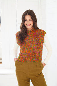 King Cole Knitting Pattern - Ladies Sweater & Top 6142