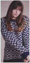 Load image into Gallery viewer, Wendy Aran Knitting Pattern - Unisex Fairisle Sweater (6155)