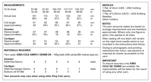 King Cole Double Knitting Pattern - Ladies Cardigan & Sweater (6158)