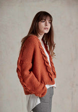 Load image into Gallery viewer, Wendy Aran Knitting Pattern - Ladies Cable Knit Coat (6160)