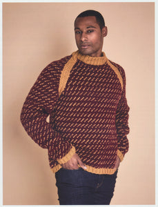 Wendy Aran Knitting Pattern - Unisex Fairisle Sweater (6163)