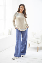 Load image into Gallery viewer, King Cole Double Knit Knitting Pattern Ladies ‘Knit in the Round’ Sweater 6164
