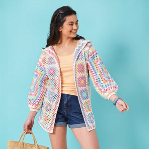 King Cole Women’s Crochet Pattern Booklet – Summer Fiesta by Zoe Halstead