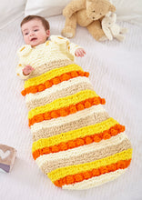 Load image into Gallery viewer, King Cole Knitting Pattern Baby Set – Sweater, Hat, Sleeping Bag &amp; Blanket 6229