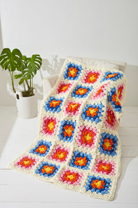 King Cole Crochet Pattern – Toastie Blankets 6234