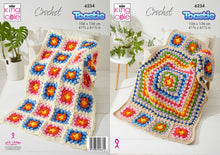 Load image into Gallery viewer, King Cole Crochet Pattern – Toastie Blankets 6234