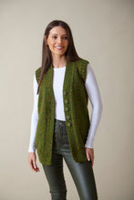 Load image into Gallery viewer, King Cole Knitting Pattern Chunky Knit Capped Sleeve Cardigan &amp; Waistcoat (6269)