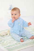 Load image into Gallery viewer, King Cole Knitting Pattern Babies Jacket, Cardigan &amp; Blanket (6288)