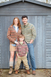 King Cole Aran Knitting Pattern - Family Knit Cardigans (6305)