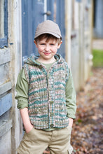 Load image into Gallery viewer, King Cole 6306 Boys Aran Knitting Pattern Tank &amp; Waistcoat