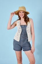 Load image into Gallery viewer, King Cole 6331 Crochet Pattern 4Ply Women’s Waistcoats