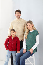 Load image into Gallery viewer, King Cole Knitting Pattern 6357 Super Chunky Kids &amp; Adults Sweater, Cardigan &amp; Top