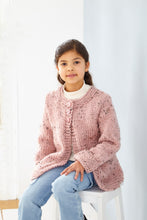 Load image into Gallery viewer, King Cole Knitting Pattern 6358 Super Chunky Kids Sweater &amp; Coatigan