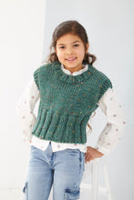 Load image into Gallery viewer, King Cole Knitting Pattern 6359 Super Chunky Girls OverTop &amp; Vest