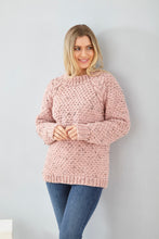 Load image into Gallery viewer, King Cole Knitting Pattern 6362 Super Chunky Ladies Sweater &amp; Cardigan