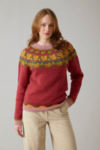 King Cole Double Knitting Pattern Ladies Fair Isle Sweater & Tank Top (6364)