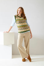 Load image into Gallery viewer, King Cole Double Knitting Pattern Ladies Fair Isle Sweater &amp; Tank Top (6364)