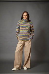 King Cole Chunky Knitting Pattern Women’s Sweater & Tank Top (6385)