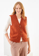 Load image into Gallery viewer, King Cole Double Knitting Pattern Ladies Slipover &amp; Waistcoat (6428)