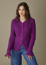 Load image into Gallery viewer, King Cole Double Knitting Pattern Ladies Lace Sweater &amp; Cardigan (6470)