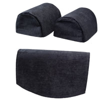 Load image into Gallery viewer, Plain Chenille Arm Caps &amp; Jumbo Chair Back Set (7 Colours)