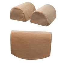 Load image into Gallery viewer, Plain Chenille Arm Caps &amp; Jumbo Chair Back Set (7 Colours)