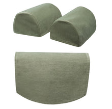 Load image into Gallery viewer, Plain Chenille Arm Caps &amp; Jumbo Chair Back Set (7 Colours)