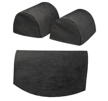 Load image into Gallery viewer, Plain Chenille Arm Caps &amp; Jumbo Chair Back Set (7 Colours)