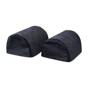 Plain Chenille Arm Caps & Jumbo Chair Back Set (7 Colours)