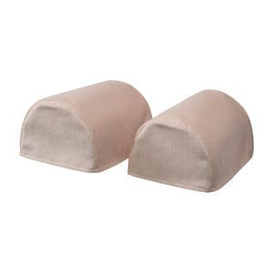 Plain Soft Touch Chenille Round Arm Caps or Chair Backs (Various Colours)