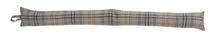 Load image into Gallery viewer, Grey/Beige Kildare Check Fabric Draught Excluder (4 Sizes)