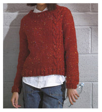 Load image into Gallery viewer, Wendy Super Chunky Knitting Pattern - Lady&#39;s Cable Sweater (7003)
