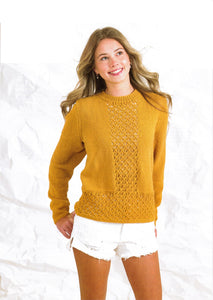 Wendy Ladies Double Knitting Pattern – Sweater (7019)