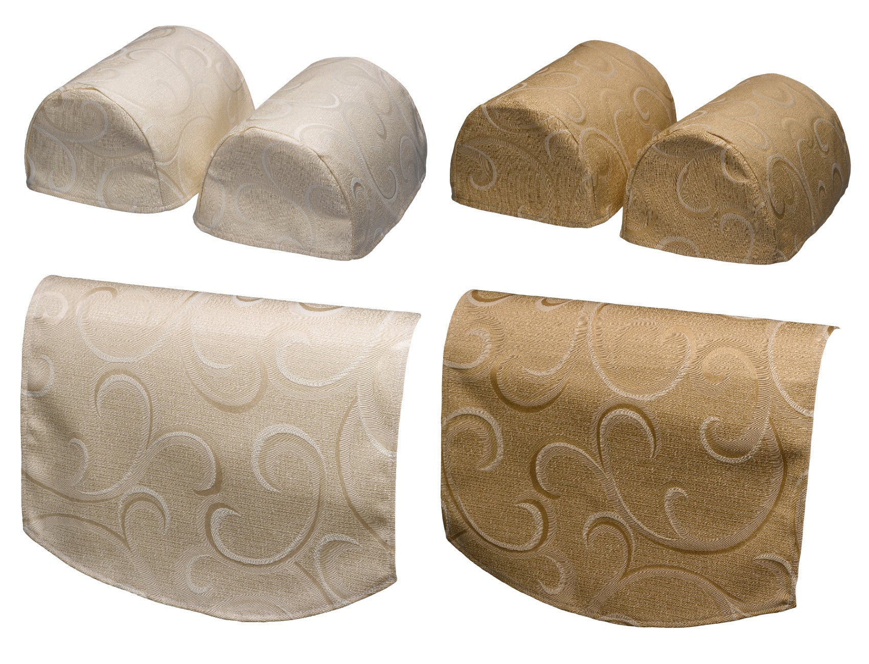 Scroll Pattern Pair of Arm Caps or Chair Back (2 Colours) – Mill Outlets