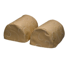 Load image into Gallery viewer, Scroll Pattern Arm Caps &amp; Chair Backs Set (Cream or Mocha)
