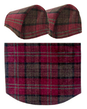 Load image into Gallery viewer, Balmoral Check Chenille Arm Caps &amp; Chair Back Set (4 Colours)