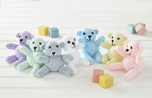 Load image into Gallery viewer, King Cole Crochet Pattern for Teddy Bear Draught Excluder (9098)