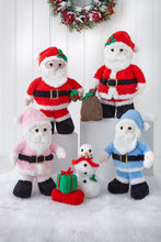 Load image into Gallery viewer, King Cole Christmas Knitting Pattern for Small &amp; Large Santa’s 9181
