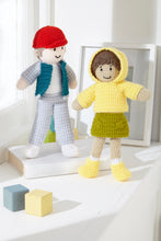 Load image into Gallery viewer, King Cole Double Knit Crochet Pattern – Boy &amp; Girl Doll Toys (9190)