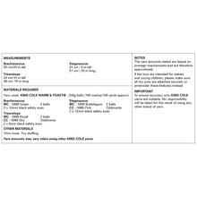 Load image into Gallery viewer, King Cole 9198 Crochet Pattern for Dinosaur Stuffed Toys