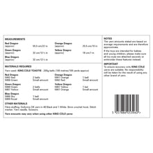 Load image into Gallery viewer, King Cole 9204 Crochet Pattern for Dragon Stuffed Toys