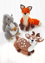 Load image into Gallery viewer, King Cole Knitting Pattern 9212 Woodland Wildlife Animals