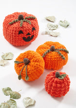 Load image into Gallery viewer, King Cole Crochet Pattern for Small &amp; Large Pumpkins (9219)