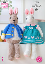 Load image into Gallery viewer, King Cole 9226 Truffle Knitting Pattern Boy &amp; Girl Bunny Rabbits