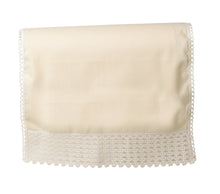 Load image into Gallery viewer, Cotton Arm Caps or Chair Back with Lace Trim (Cream)